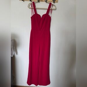 NWOT Crystal Sky Upper Wire Wide Leg Jumpsuit Size Small